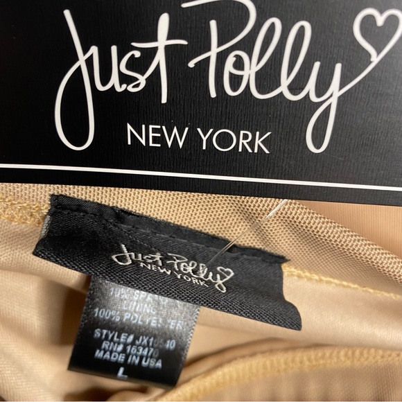 Orange Cream Mesh Skirt Set Women’s Large - Picture 8 of 8